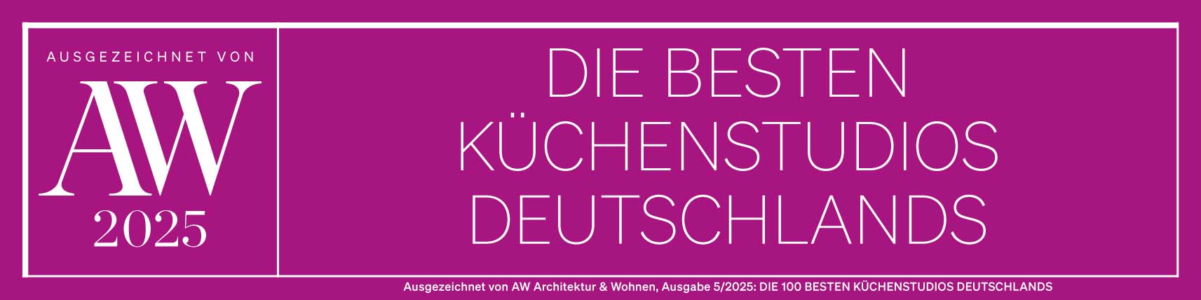 Auszeichnung Küchenstudios